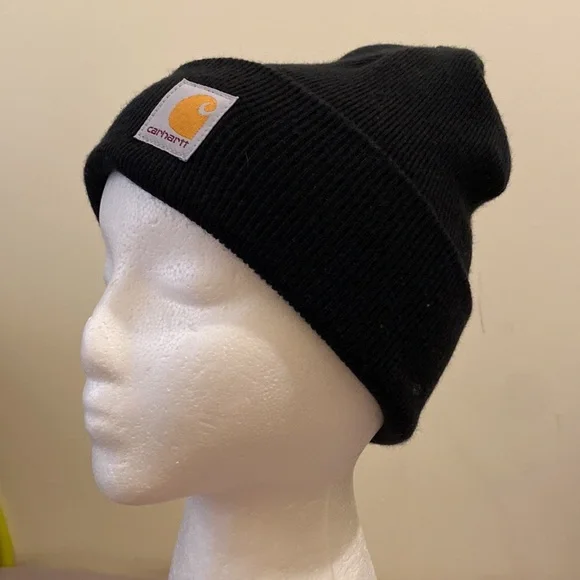 Carhartt Black Knit Hat - Picture 1 of 5